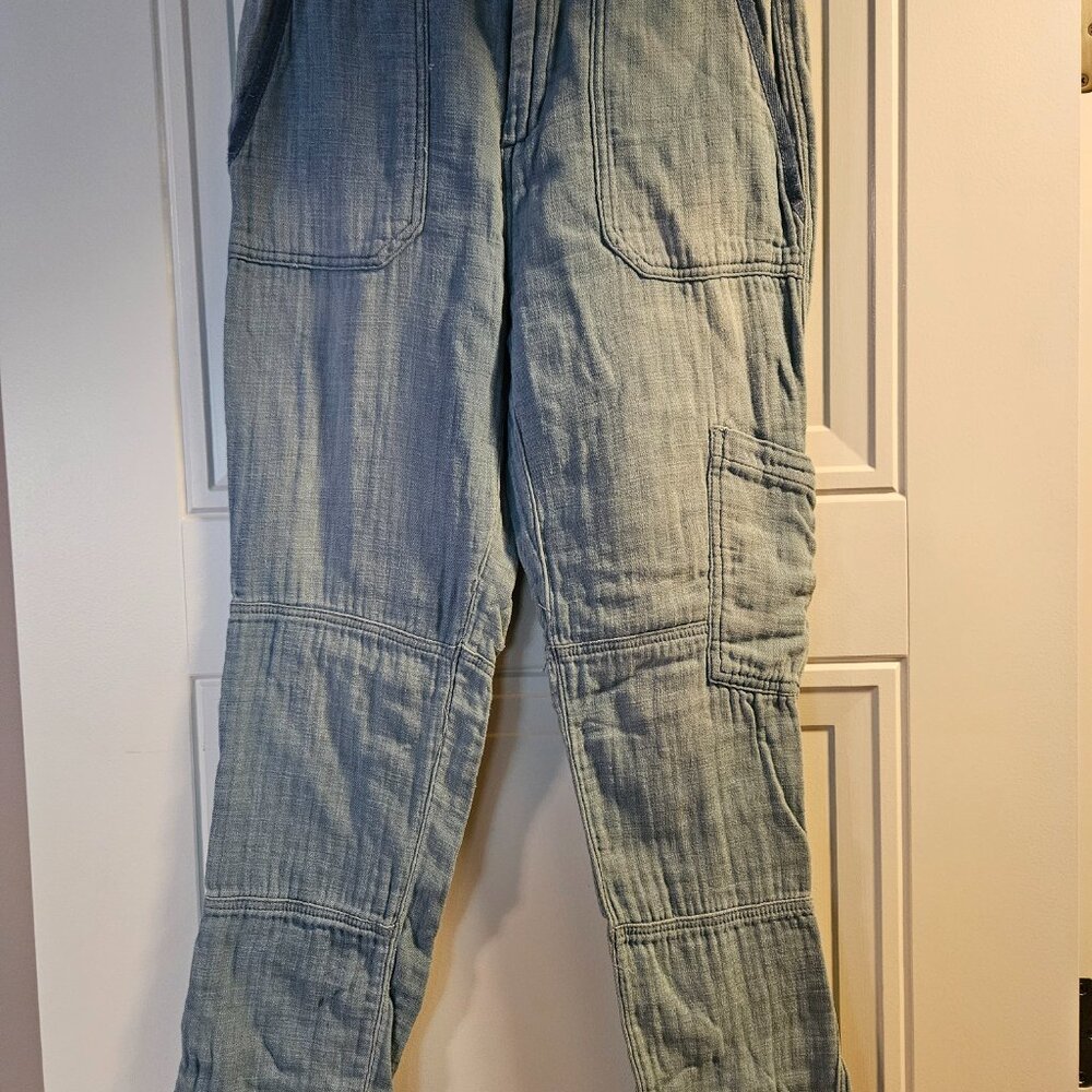 Universal Thread Chambray Denim Cargo Pants Joggers 6
